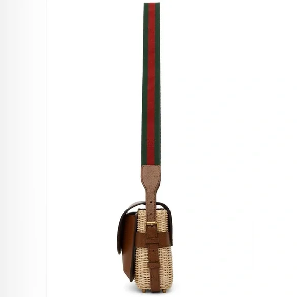 GUCCI Sherry Line Wicker Bag - Picture 3 of 14